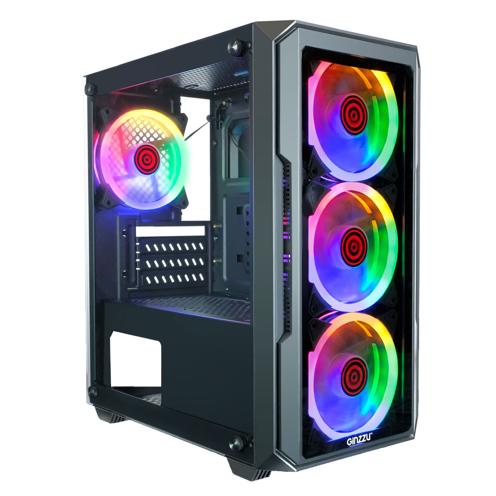 Корпус Ginzzu CL690, без БП, mATX