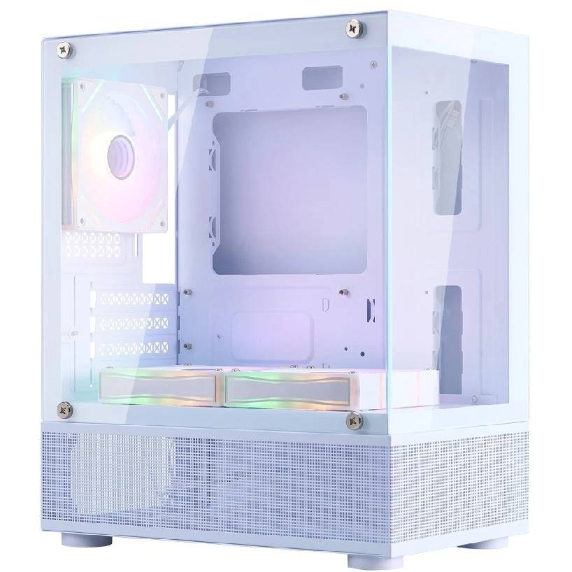 Корпус 1stPlayer MIKU Mi2-A ARGB White Mi2-A-WH-2FC7R-W-1FC7-W, без БП, mATX