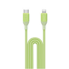 Кабель USB Type-C - Lightning, 1.2м, Momax DL53G, 30W, Mint Green