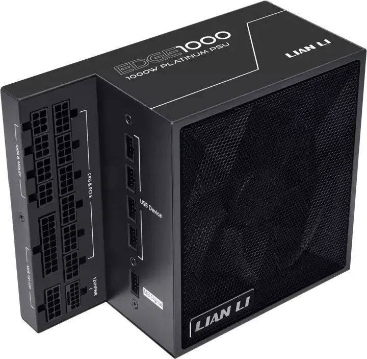 Блок питания 1000Вт, Lian Li EDGE1000 + HUB Gen.5 G9P.EG1000G.BH00, 80 Plus Gold, APFC, ATX