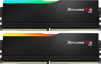 Оперативная память 32Gb G.Skill Ripjaws M5 RGB Black F5-6000J2836G16GX2-RM5RK, DDR V, PC-48000, 6000MHz, kit 2x16Gb