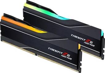 Оперативная память 64Gb G.Skill Trident Z5 NEO RGB Black F5-6000J2836G32GX2-TZ5NR, DDR V, PC-48000, 6000MHz, kit 2x32Gb
