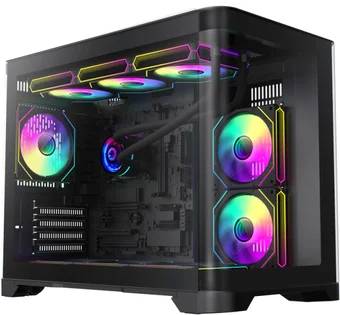 Корпус GameMax HYPE-M BK, без БП, mATX
