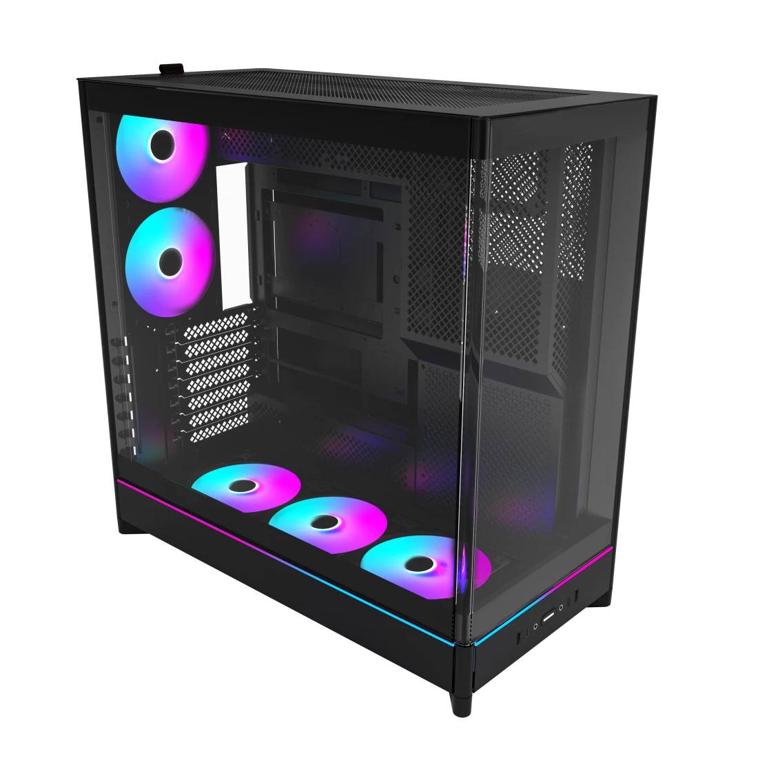 Корпус Montech HS02 Pro Black, без БП, ATX