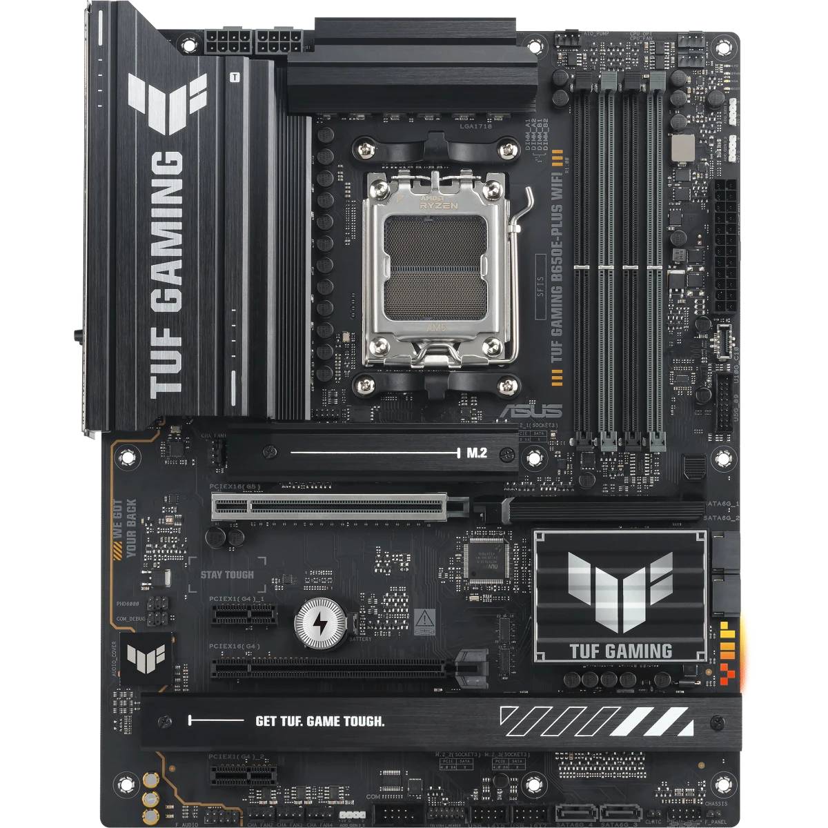 Материнская плата Asus TUF GAMING B650E PLUS WIFI, AM5, (HDMI, DP), 4xDDR V, ATX