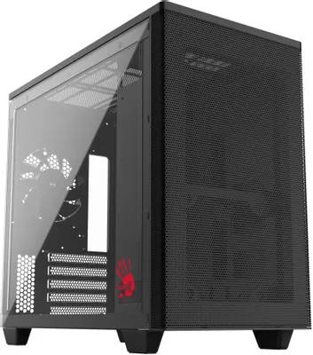 Корпус Bloody BD-CC117F Black (BD-CC117F-BK), без БП, mATX