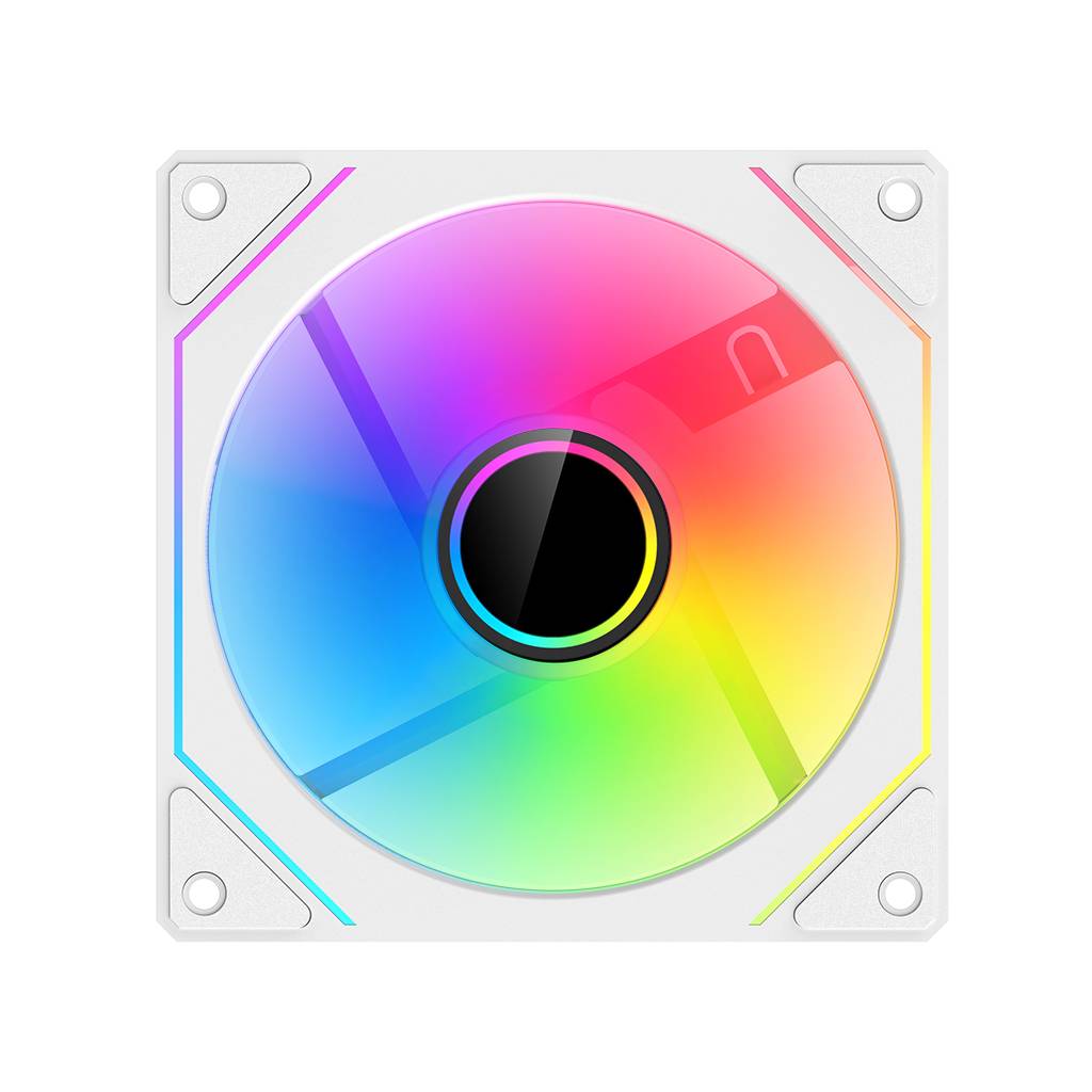Вентилятор 12x12см XASTRA FM120W ARGB White Reverse (FM120-1WA-SRX-GL)