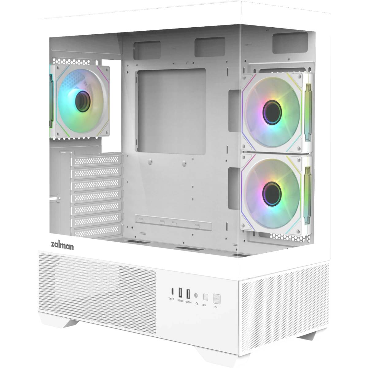 Корпус Zalman CHRONIX White, без БП, ATX