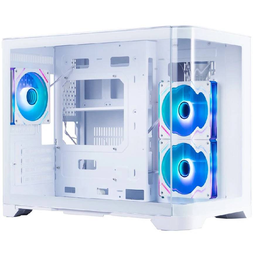 Корпус 1stPlayer UVIEW UV6 ARGB White UV6-WH-2FC7R-W-1FC7-W, без БП, mATX