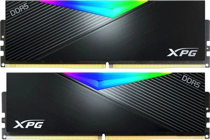 Оперативная память 96Gb AData XPG Lancer RGB Black AX5U6000C3048G-DCLARBK, DDR V, PC-48000, 6000MHz, kit 2x48Gb