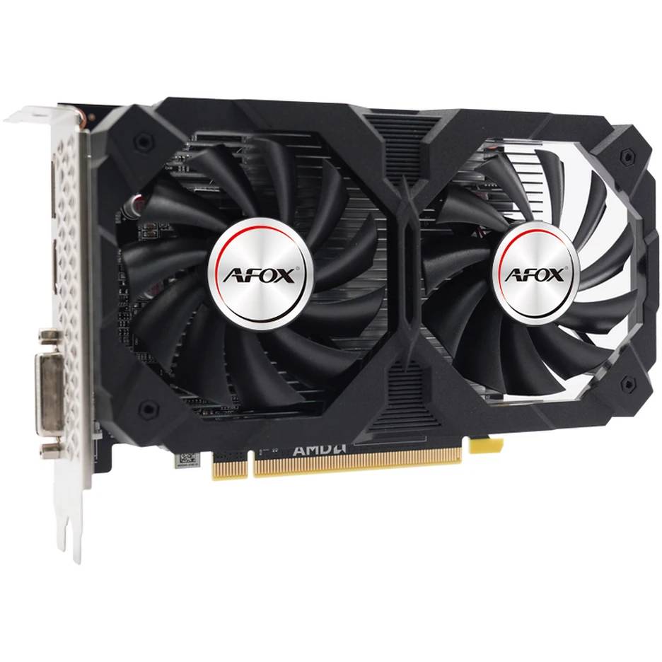 Видеокарта Radeon RX 550, 4Gb GDDR5 128bit, AFox AFRX550-4096D5H2-V4, RTL