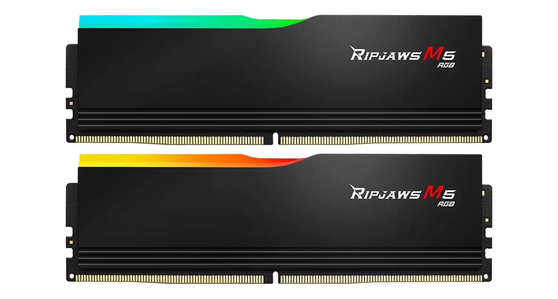 Оперативная память 96Gb G.Skill Ripjaws M5 RGB F5-6000J3036F48GX2-RM5RK, DDR V, PC-48000, 6000MHz, kit 2x48Gb