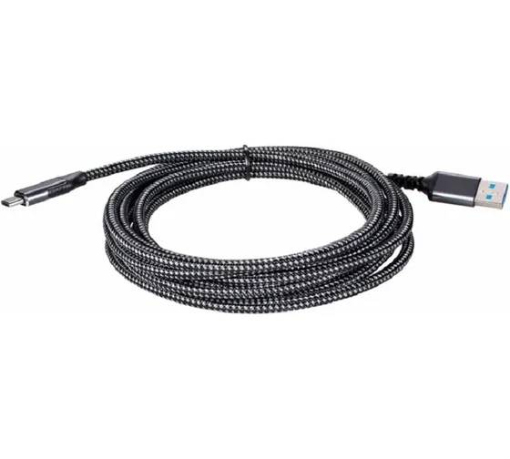 Кабель USB3.2 (M) - USB Type-C (M), 3м, VCOM CU401M-3M, черный