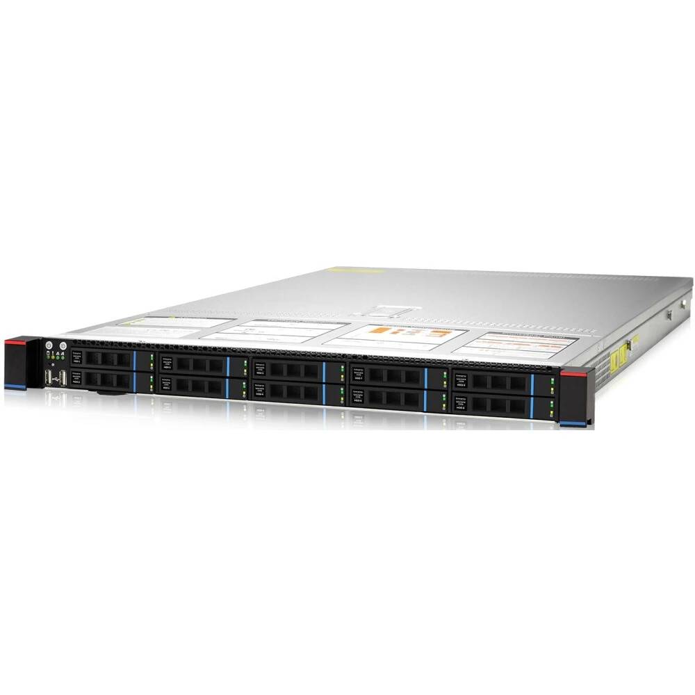 Серверная платформа Gooxi SL101-D10R-NV-G3, 2xLGA4189, C621A, 24xDDR IV, 10x2.5", 550Вт, 1U