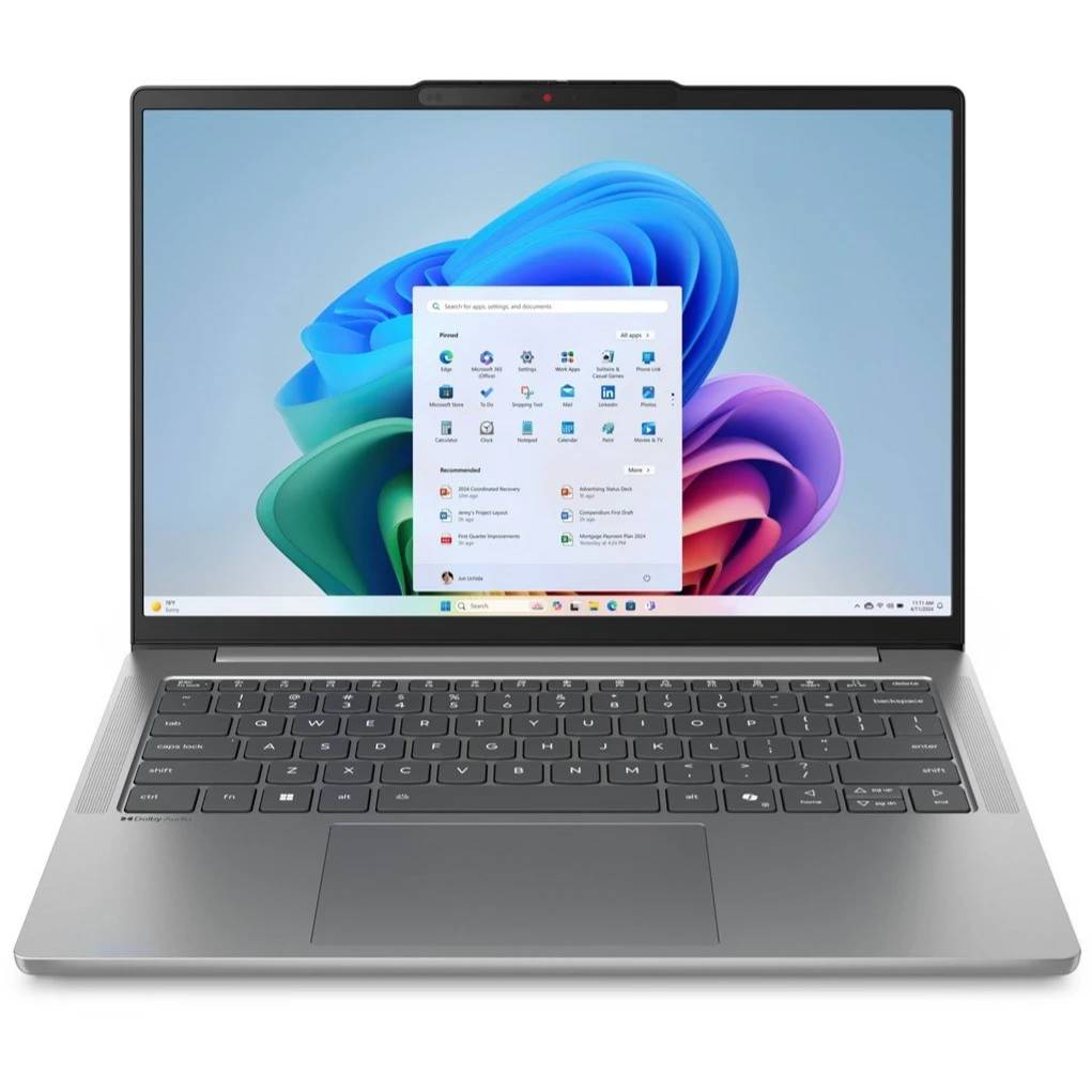 Ноутбук Lenovo IdeaPad Slim 5 14AHP10 (83HV000NRK), 14" OLED, Ryzen 7 8845HS/ 16Gb/ 512SSD/ Gray