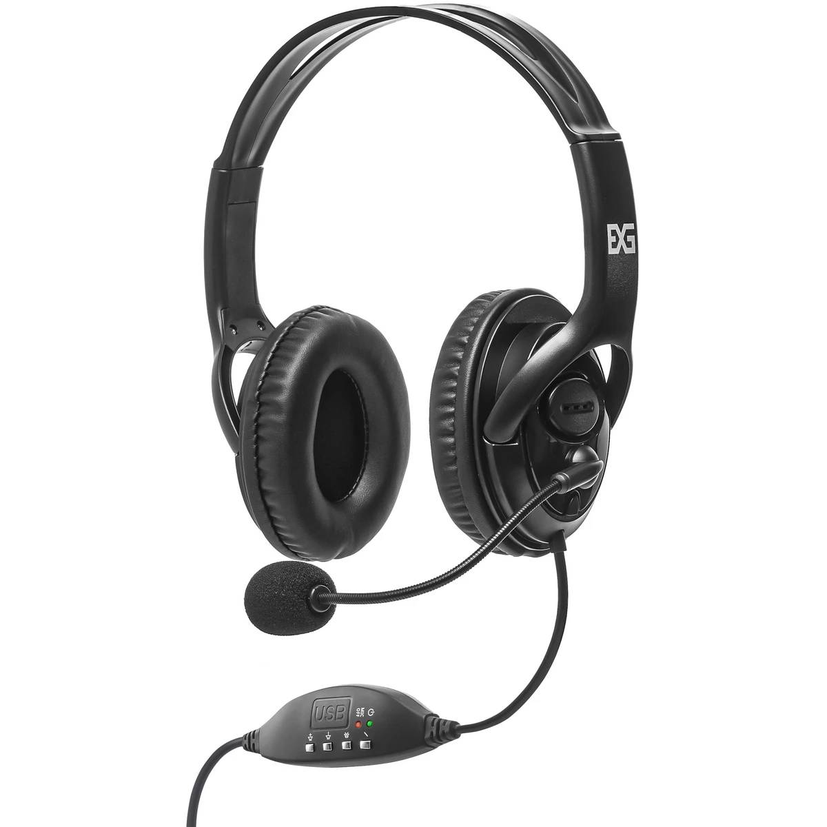 Гарнитура ExeGate 960 USB STEREO EX294417RUS, черный