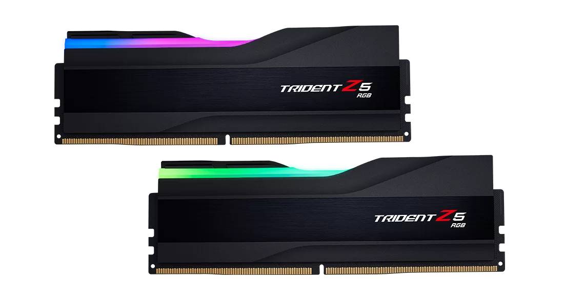 Оперативная память 32Gb G.Skill Trident Z5 RGB Black F5-8000J3848G16GX2-TZ5RK, DDR V, PC-64000, 8000MHz, kit 2x16Gb