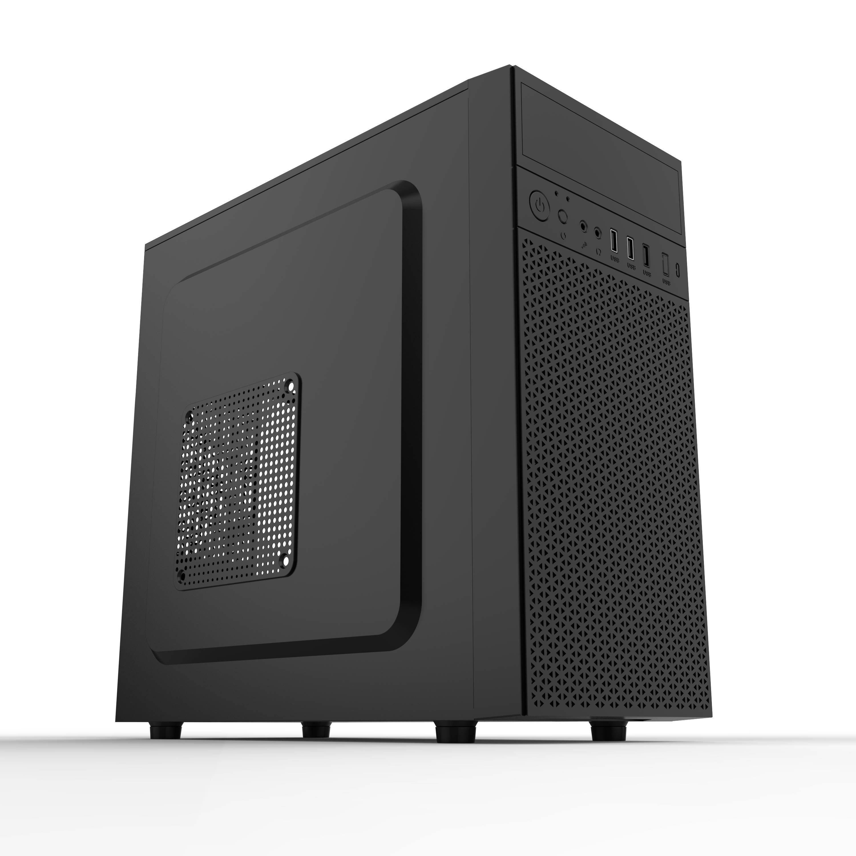 Корпус SuperPower M2, 2xUSB2.0, 2xUSB3.0, USB Type-C, без БП, mATX