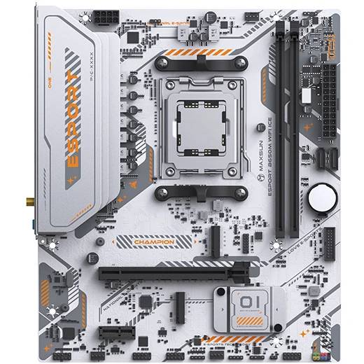 Материнская плата Maxsun MS-eSport B650M WIFI6 ICE, AM5, (DP, HDMI), 2xDDR V, mATX