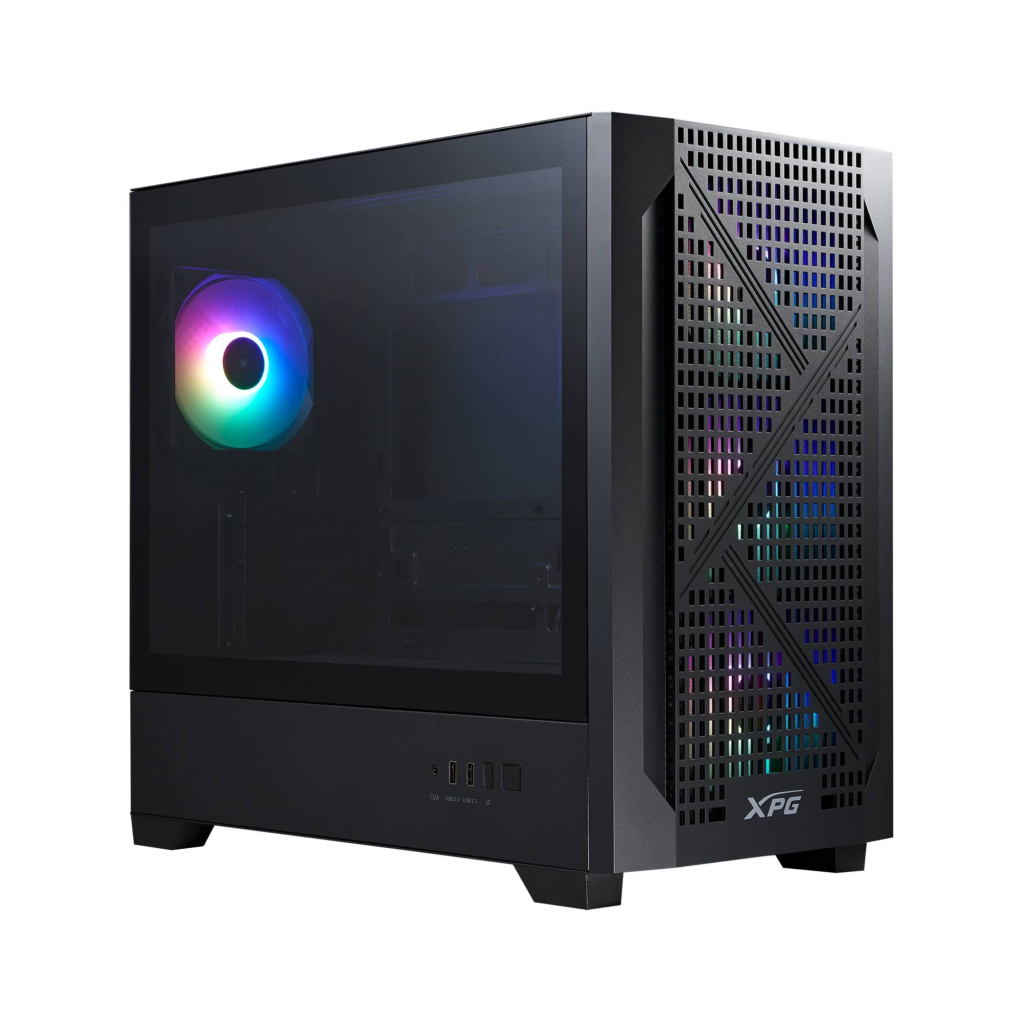 Корпус XPG LANDER 300 Black LANDER300MAA-BKCWW, без БП, mATX