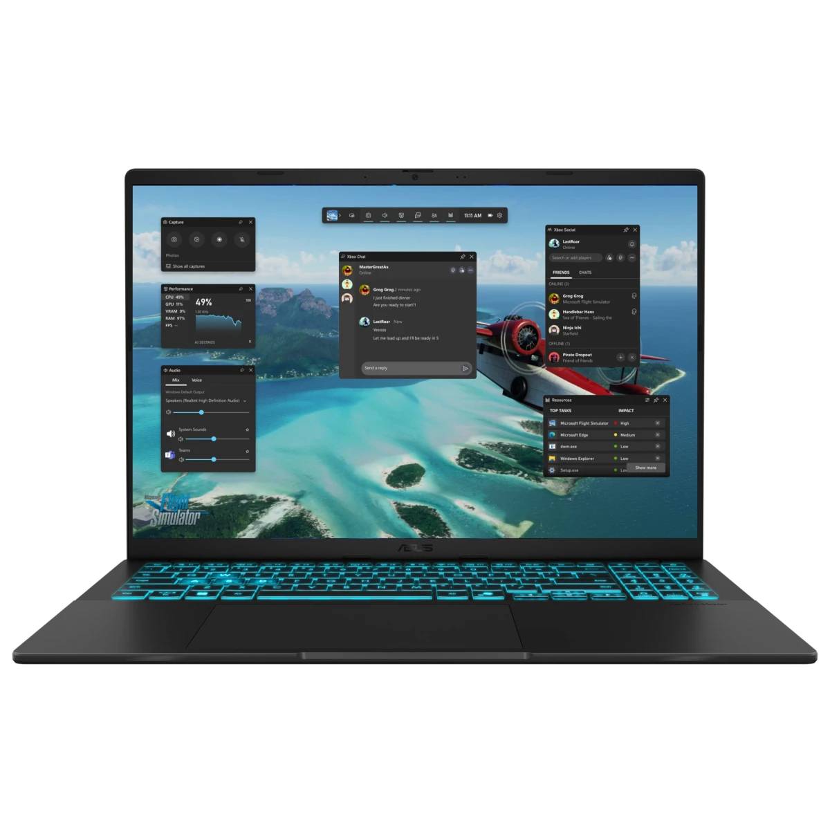 Ноутбук Asus Vivobook V16 V3607VM-RP090, 16" IPS, Core 5 210H/ 16Gb/ 512SSD/ RTX 5060 8GB/ Black (90NB16K1-M006T0)