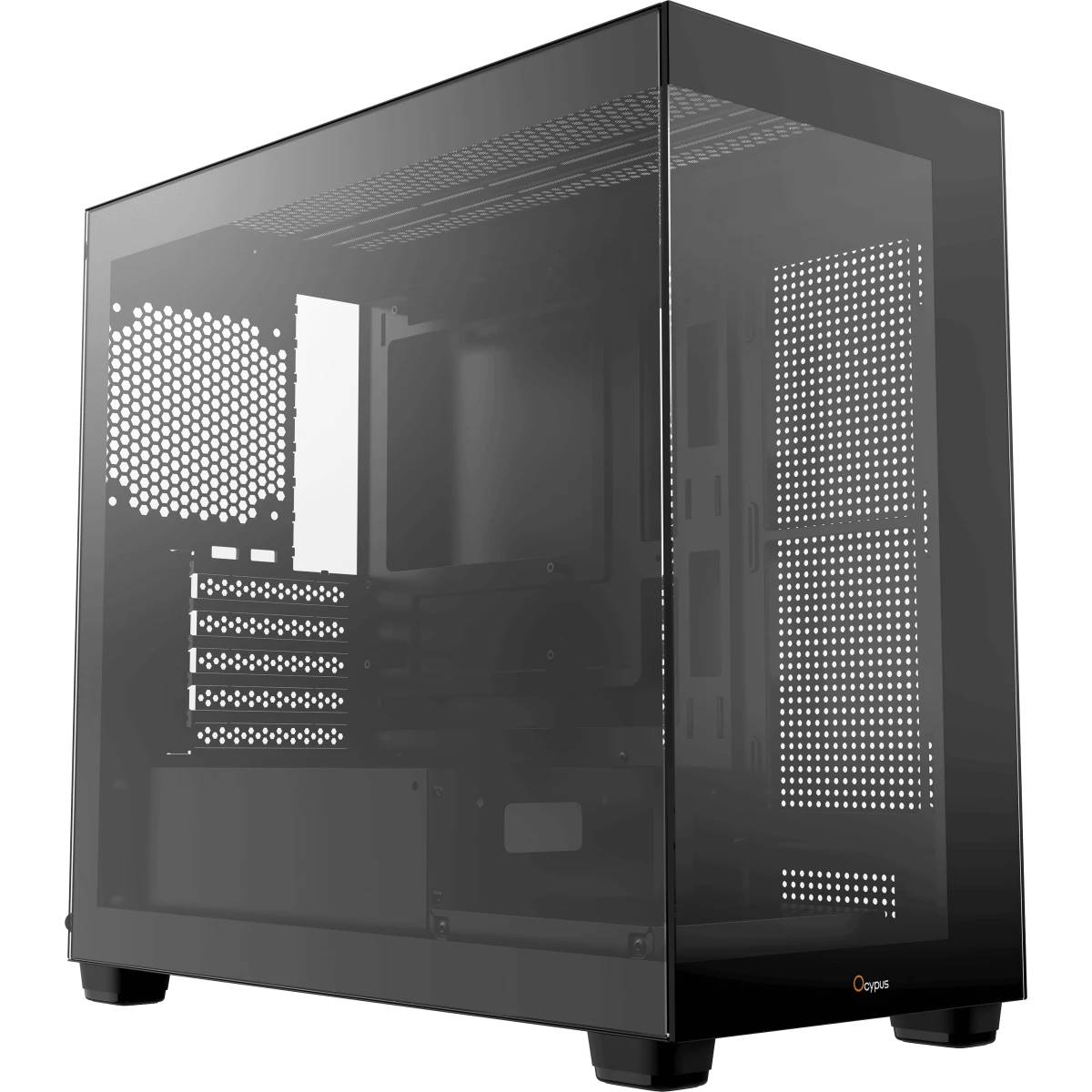 Корпус Ocypus Gamma C52 Black (Gamma C52 BK), без БП, mATX