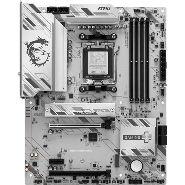 Материнская плата MSI B850 GAMING PLUS WIFI6E, AM5, (HDMI, DP), 4xDDR V, ATX