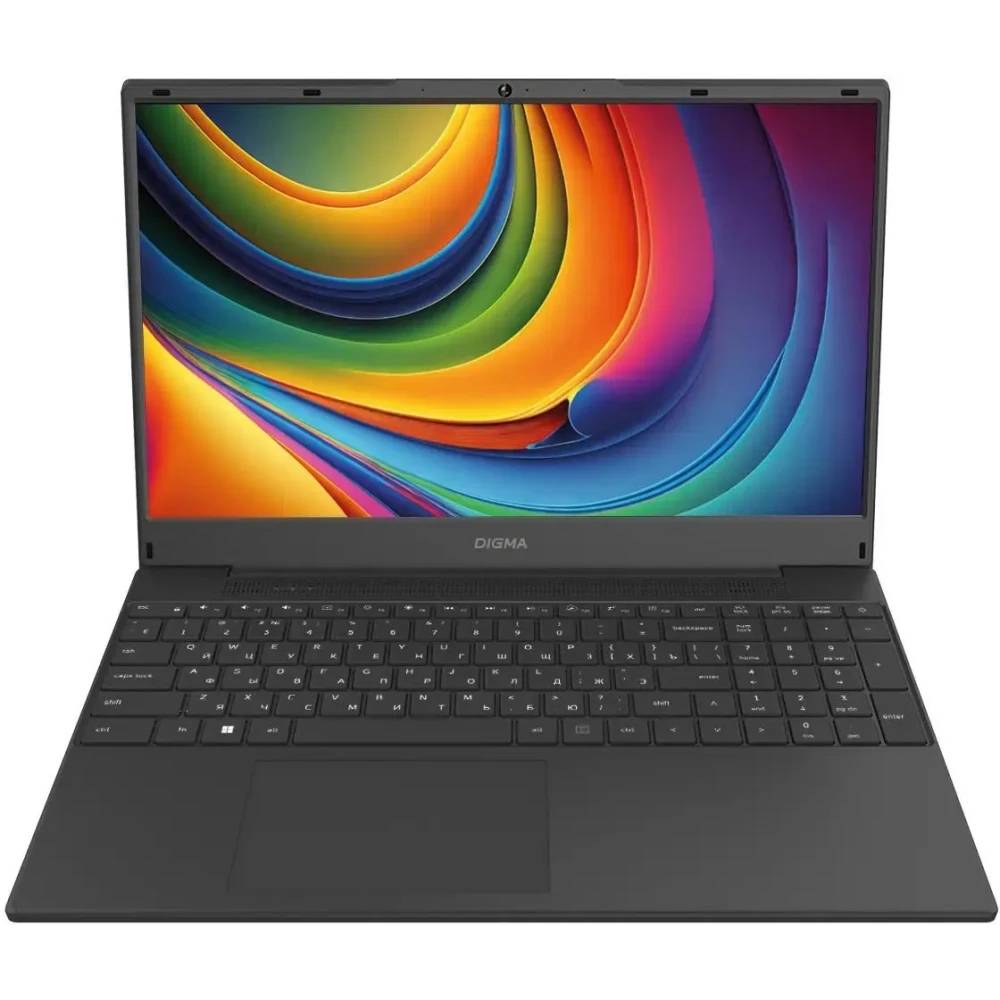 Ноутбук Digma Eve 15 A5820 DN15R3-8CXW02, 15.6" IPS, Ryzen 3 3200U/ 8Gb/ 256SSD/ W11/ Black