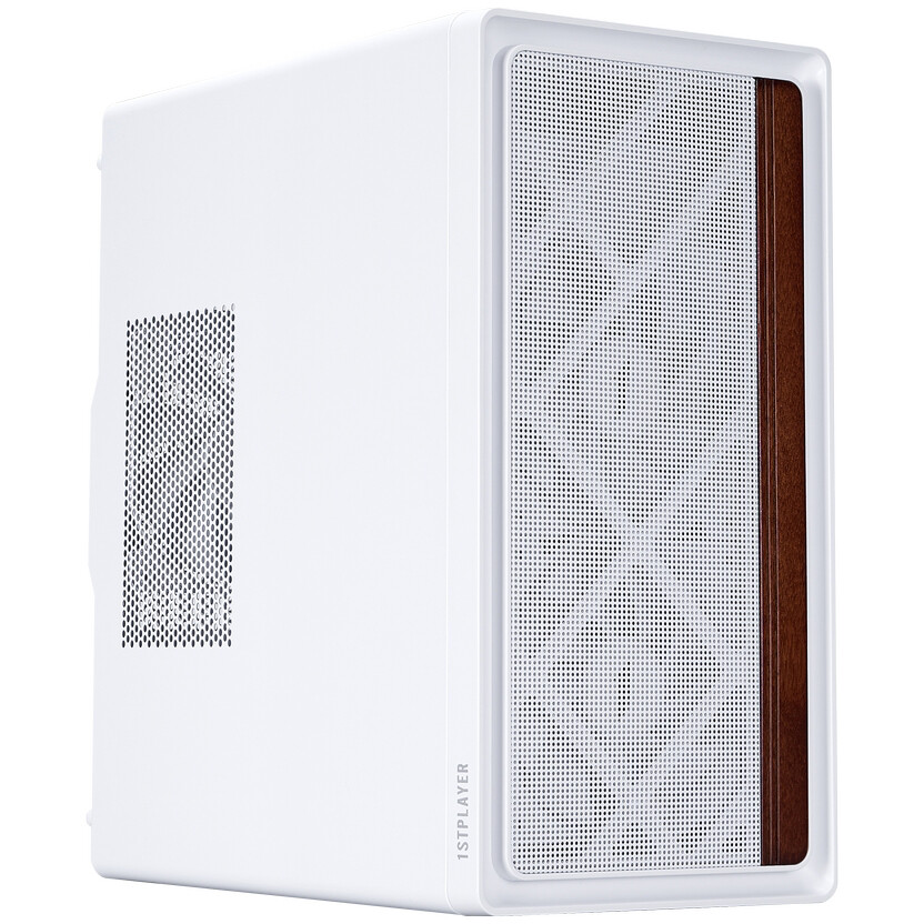 Корпус 1stPlayer WD1 White (WD1-WH-3F-W), без БП, mATX