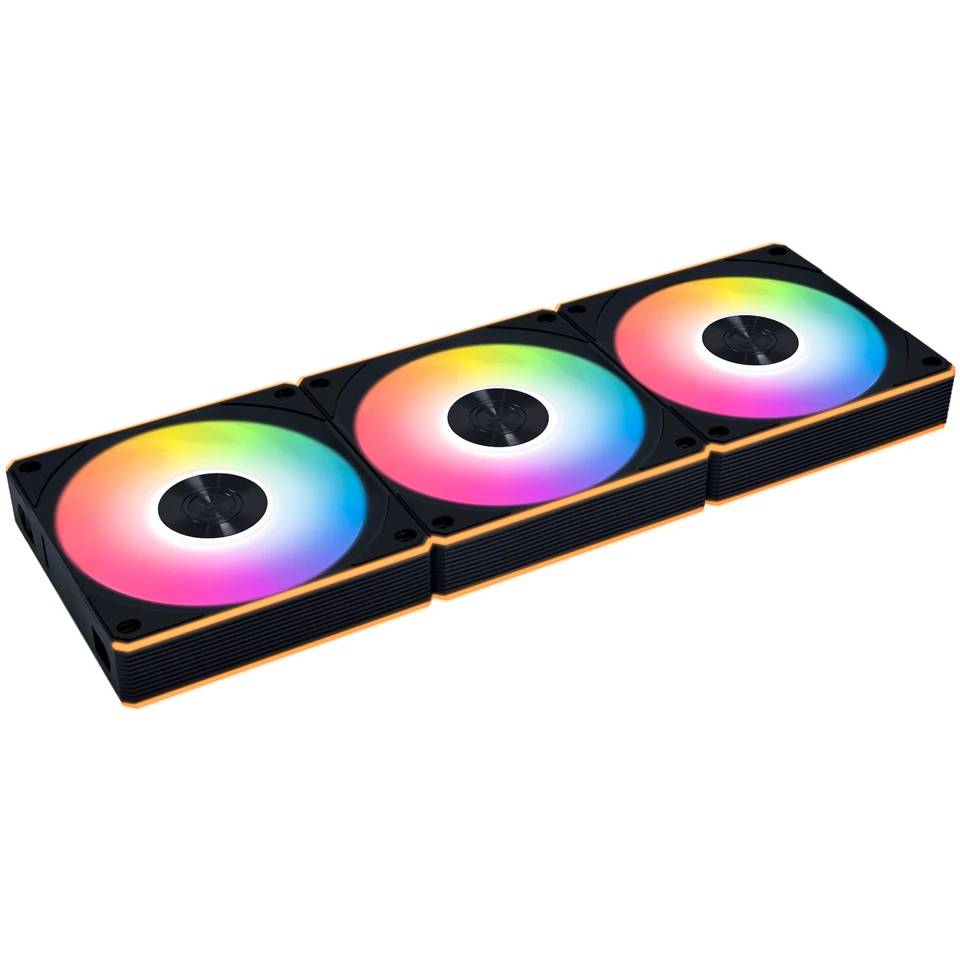 Вентилятор 12x12см Lian Li UNI FAN CL WIRELESS 120 Reverse Blade Black G99.12RCL1W3B.R0, 3 шт.