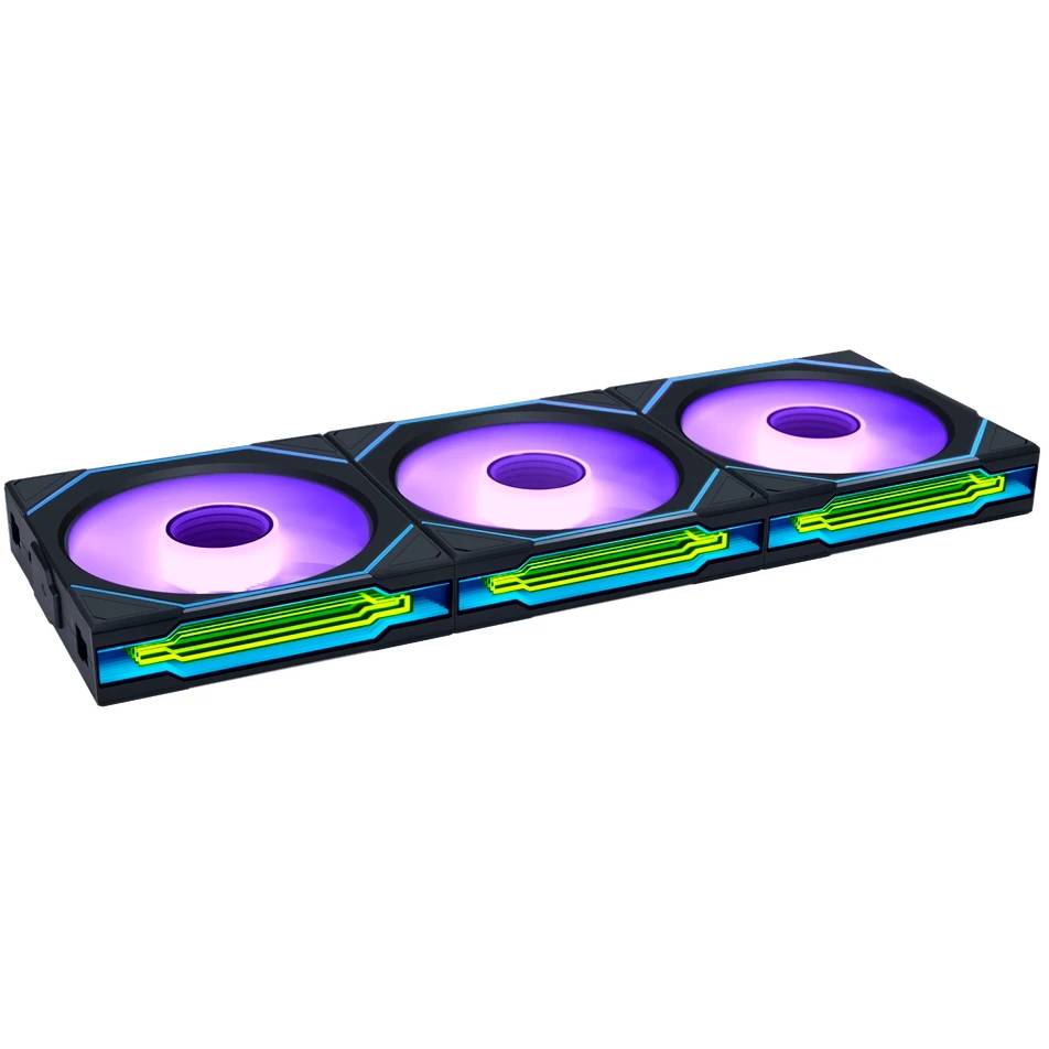 Вентилятор 12x12см Lian Li UNI FAN SL Infinity WIRELESS 120 Reverse Blade Black G99.12RSLIN1W3B.R0, 3 шт.