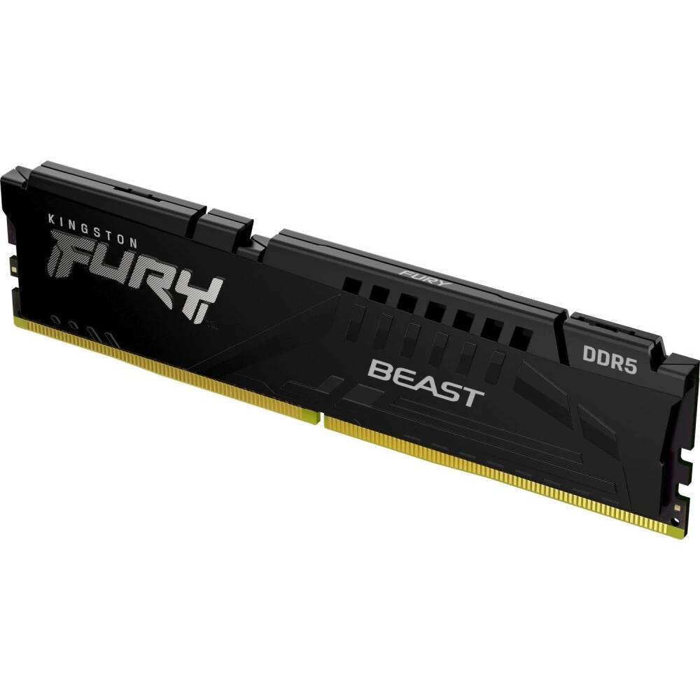 Оперативная память 16Gb Kingston FURY Beast Black KF560C30BBE-16, DDR V, PC-48000, 6000MHz, OEM