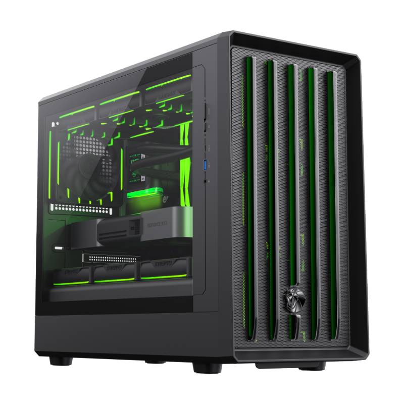 Корпус GameMax Legend CLAW 360 BK, без БП, mATX