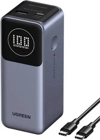 Внешний аккумулятор 12000мАч Ugreen PB724 (35526B) Space Gray