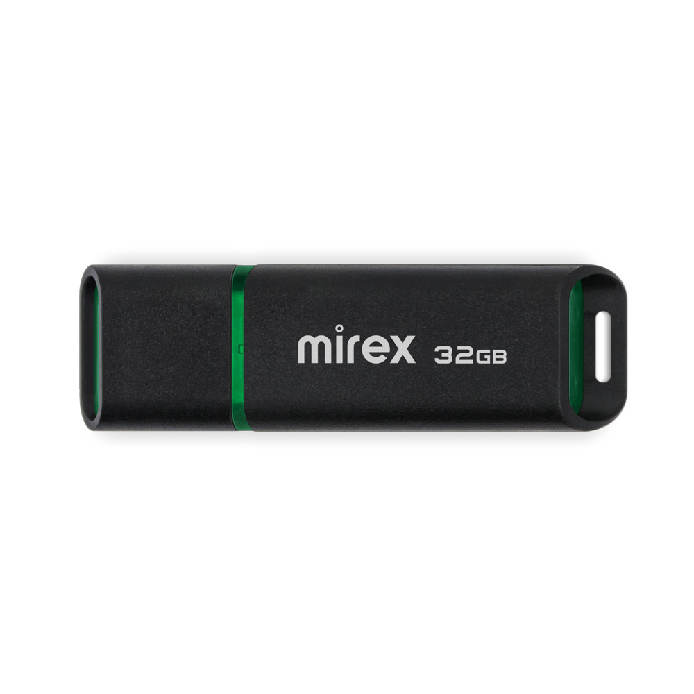 32Gb Mirex SPACER BLACK 13600-FMUSBK32, USB2.0, Black