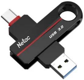 32Gb Netac US18 NT03US18C-032G-32BK, USB3.2, USB Type-C, Black