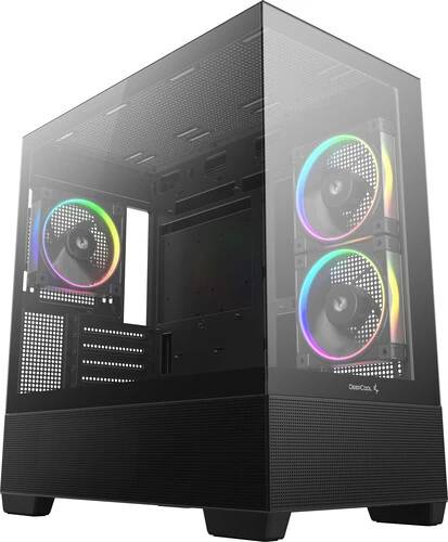 Корпус DeepCool CG380 3F R-CG380-BKAGM3-G, без БП, mATX