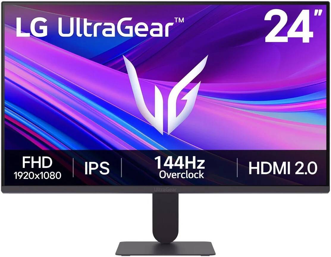 Монитор 23.8" LG 24G411A-B, 1920x1080, IPS, 144Hz (HDMI, DP)