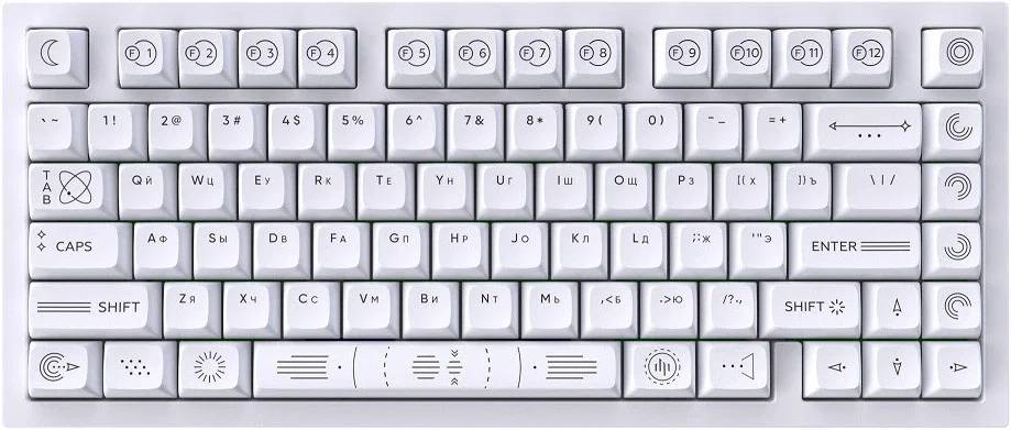 Клавиатура Dark Project CM81 Zeno White (DP-CM81ZBC)