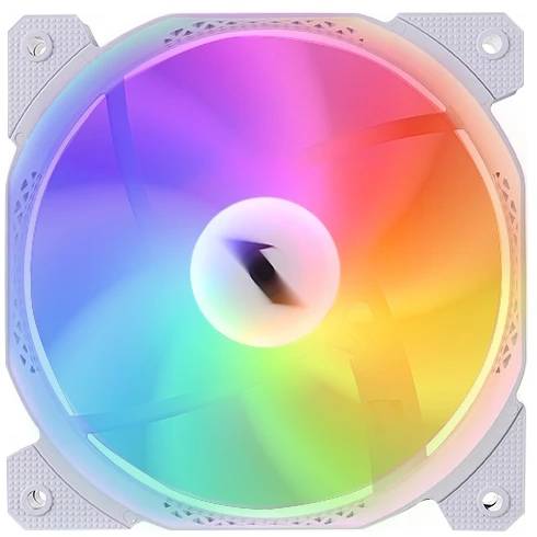 Вентилятор 12x12см 1stPlayer F1R Reverse FRGB White (F1R-WH-3P)