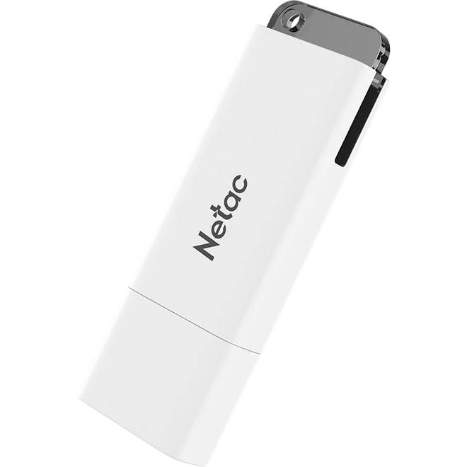 16Gb Netac U185 NT03U185N-016G-32WH, USB3.2, White