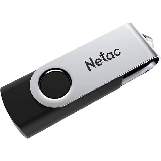 16Gb Netac U505 NT03U505N-016G-32BK, USB3.2, черный-серебристый