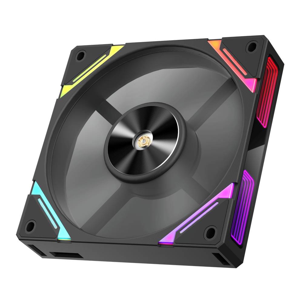 Вентилятор 12x12см 1stPlayer XF7 Black (XF7-BK-1IN1)