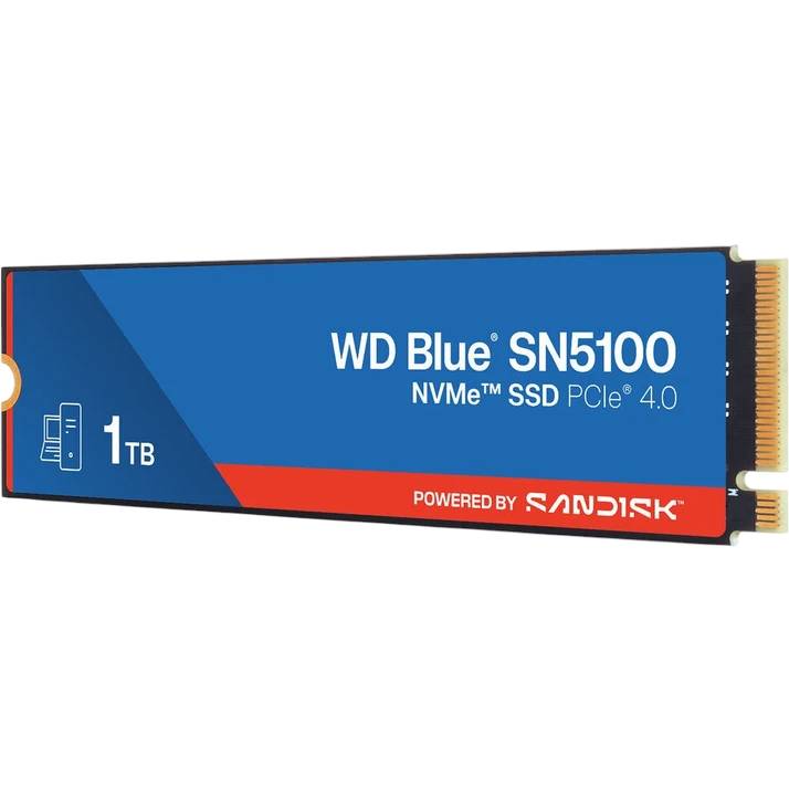 1Tb SSD WD Blue SN5100 WDS100T5B0E, (7100/6700), NVMe M.2