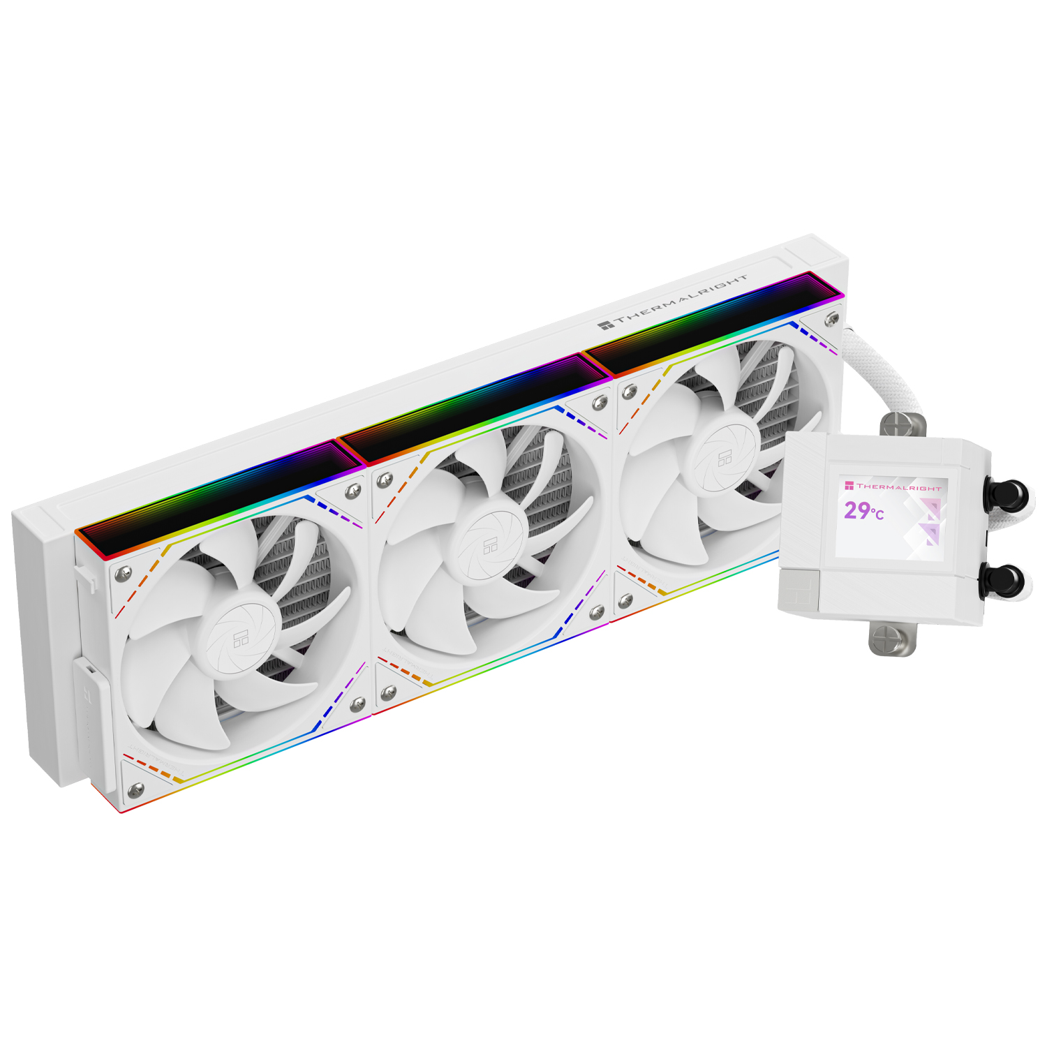 Жидкостное охлаждение Thermalright Core Matrix 360 Vision ARGB White TRCM360VAW (LGA1700 Ready)