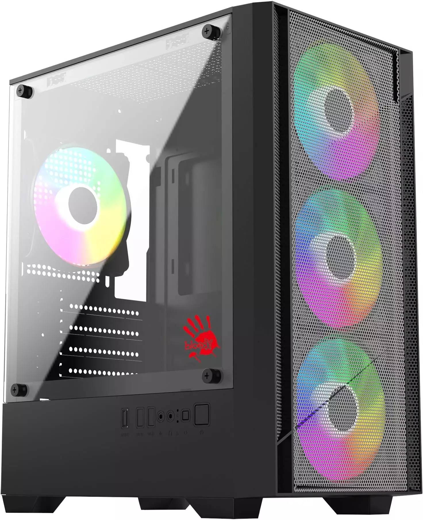 Корпус Bloody BD-CC124 Black (CC-124-BK), без БП, ATX