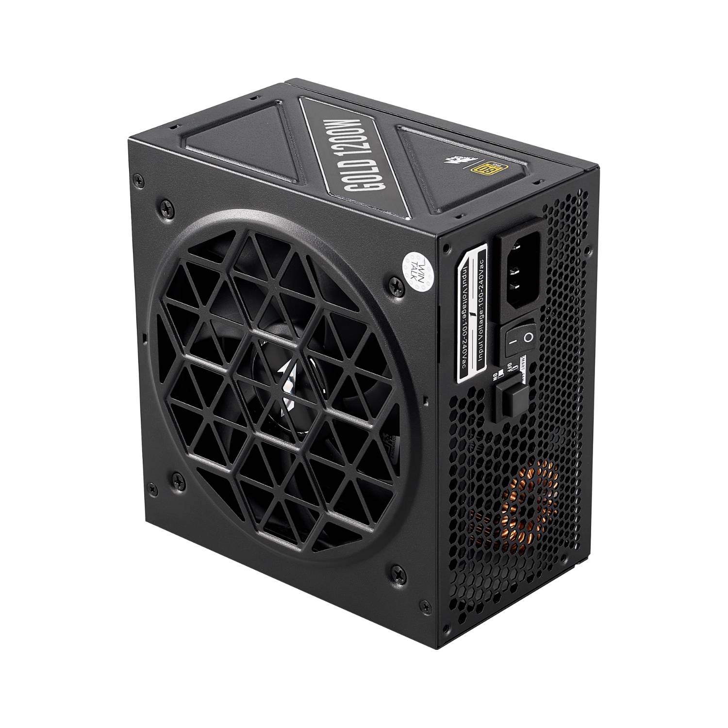 Блок питания 1200Вт, 1stPlayer NGDP Gold black HA-1200BA4, 80 Plus Gold, APFC, ATX