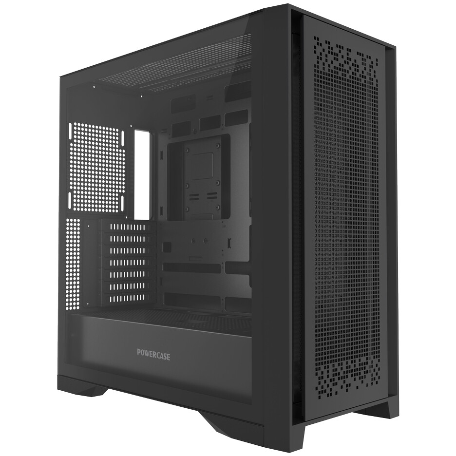 Корпус Powercase ByteFlow Pro Black (CH9GPB-F0), без БП, E-ATX