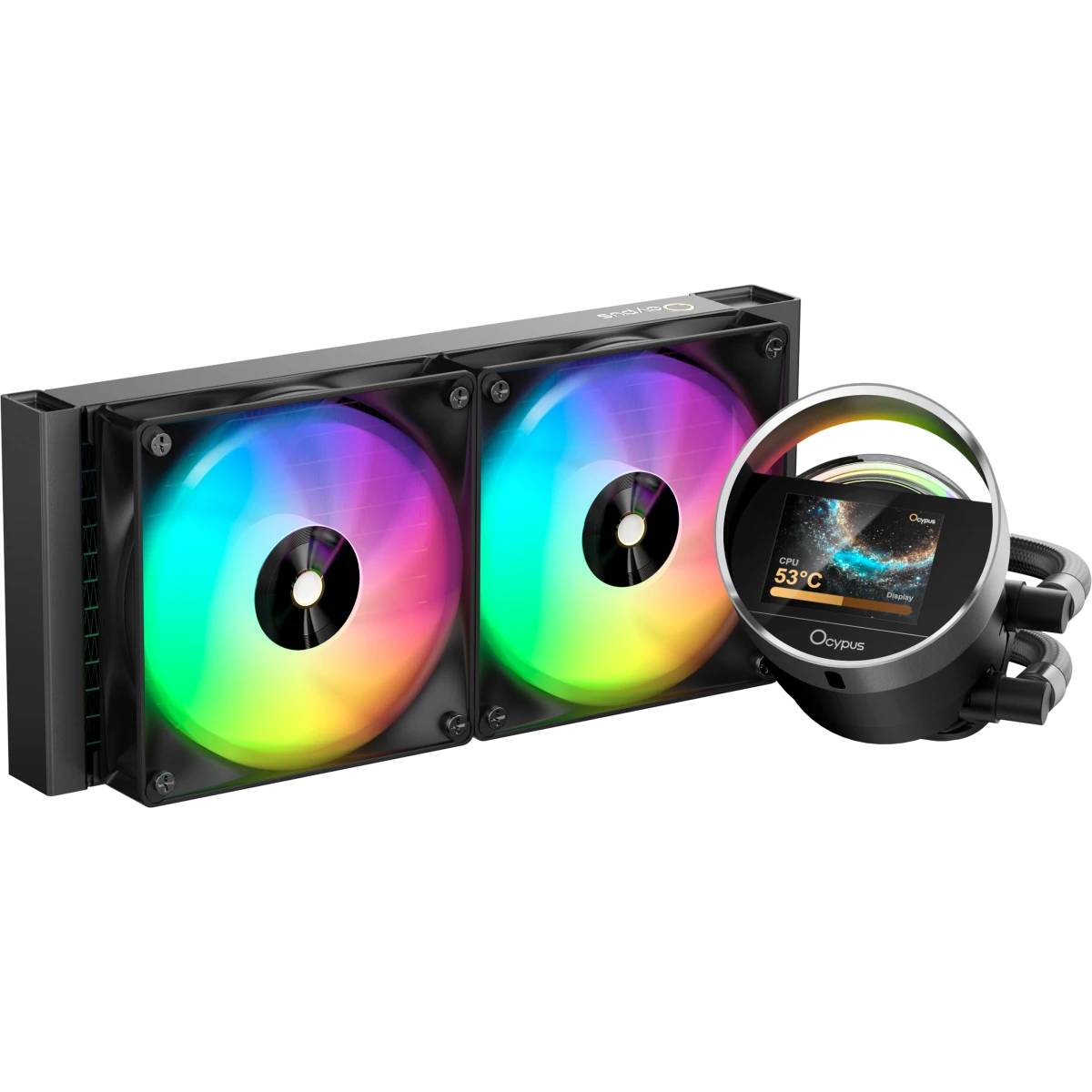 Жидкостное охлаждение Ocypus Sigma L24 BK ARGB, 280W (LGA1700 Ready)