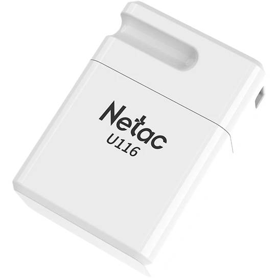 32Gb Netac U116 NT03U116N-032G-32WH, USB3.2, White